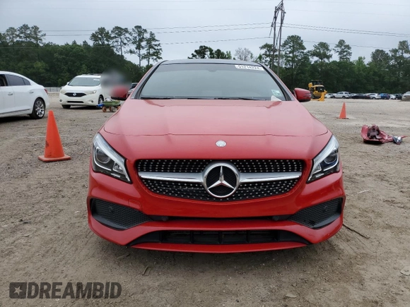 2017 Mercedes-Benz CLA 250 with VIN WDDSJ4EB3HN468445, listed as a Copart auction lot 51214224 with 50,555 mi miles and . Bid and sale history available at DreamBid. Image 5.