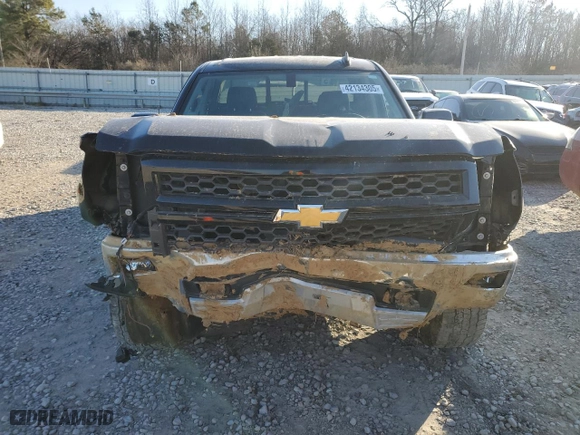 2015 Chevrolet Silverado 1500 LT with VIN 1GCVKREC0FZ225899, listed as a Copart auction lot 42134305 with 0 mi miles and Salvage Title. Bid and sale history available at carsss.com. Image 5.