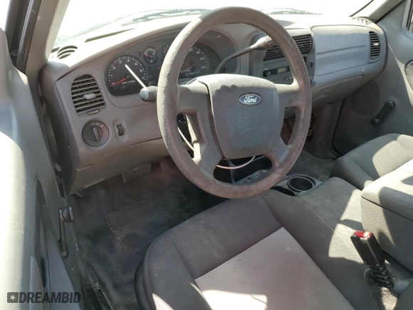 2008 Ford Ranger XL with VIN 1FTYR10D38PA21753, listed as a Copart auction lot 52301455 with 102,600 mi miles and Clean Title. Bid and sale history available at carsss.com. Image 8.