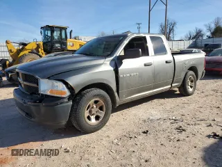 2012 Ram 1500 ST with VIN 1C6RD6FK5CS116592, listed as a Copart auction lot 87639065 with 191,985 mi miles and Clean title. Bid and sale history available at DreamBid. Image 1.