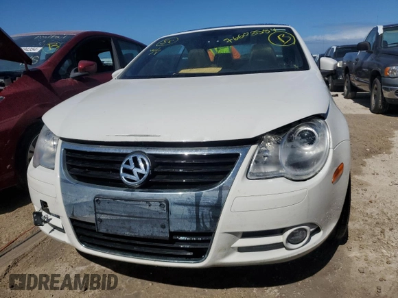 2011 Volkswagen Eos Komfort with VIN WVWBW7AH8BV004338, listed as a Copart auction lot 76603584 with Not Provided miles and Non Repairable. Bid and sale history available at DreamBid. Image 5.