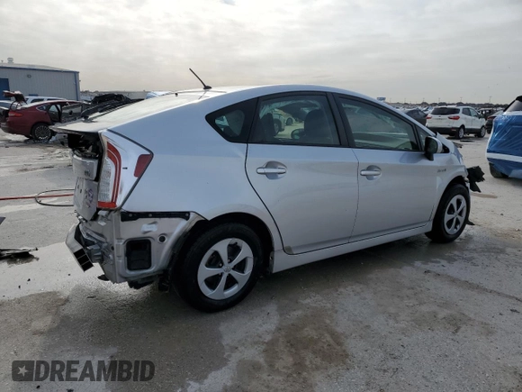 2013 Toyota Prius One with VIN JTDKN3DU3D5561150, listed as a Copart auction lot 47964065 with 0 mi miles and Salvage Title. Bid and sale history available at carsss.com. Image 3.