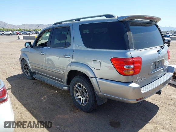 2003 Toyota Sequoia Limited with VIN 5TDBT48A03S174298, listed as a IAAI auction lot 42142636 with 218,560 mi miles and . Bid and sale history available at DreamBid. Image 3.