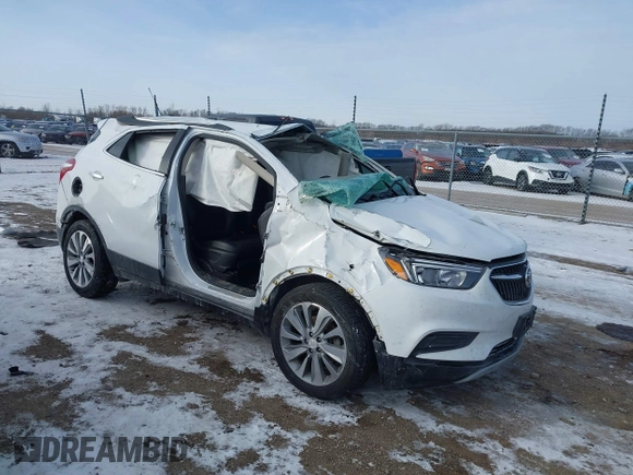 2018 Buick Encore Preferred with VIN KL4CJESB5JB605931, listed as a IAAI auction lot 41612363 with 110,843 mi miles. Bid and sale history available at carsss.com. Image 1.