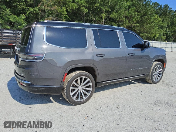 2022 Jeep Grand Wagoneer Series I with VIN 1C4SJVEJ4NS181006, listed as a Copart auction lot 61688685 with 56,840 mi miles and Clean title. Bid and sale history available at DreamBid. Image 3.