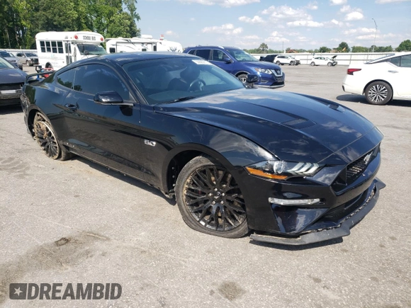 2018 Ford Mustang GT z VIN 1FA6P8CF5J5135182, wystawiony jako Copart lot #55926915 z przebiegiem 18 469 mil mil oraz Szkoda całkowita • Salvage title. Historia ofert i sprzedaży dostępna na DreamBid. Obrazek 4.