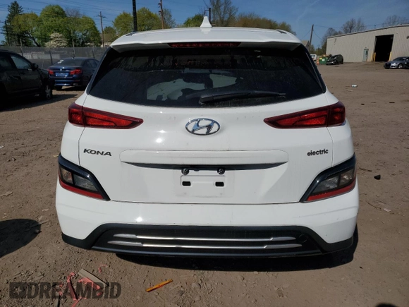 2023 Hyundai Kona SEL with VIN KM8K33AG7PU190018, listed as a Copart auction lot 54511335 with 61,389 mi miles and Non Repairable. Bid and sale history available at carsss.com. Image 6.