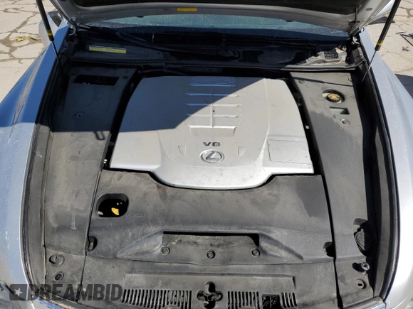2012 Lexus LS 460 with VIN JTHBL5EF5C5110221, listed as a Copart auction lot 49319295 with 107,441 mi miles and Salvage title. Bid and sale history available at DreamBid. Image 13.