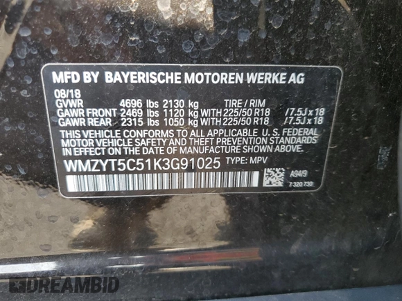 2019 MINI Countryman Cooper S with VIN WMZYT5C51K3G91025, listed as a Copart auction lot 44469655 with 73,289 mi miles and Salvage Title. Bid and sale history available at carsss.com. Image 12.