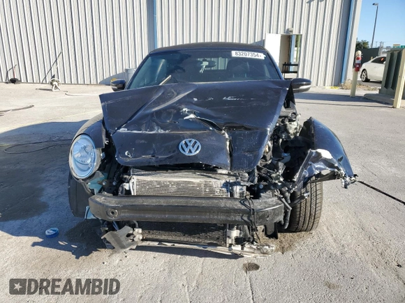 2018 Volkswagen Beetle S with VIN 3VW5DAATXJM515995, listed as a Copart auction lot 83207354 with Not provided miles and Salvage title. Bid and sale history available at DreamBid. Image 5.