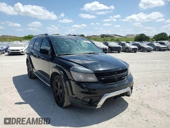 2018 Dodge Journey Crossroad with VIN 3C4PDCGG4JT517135, listed as a Copart auction lot 54603705 with 160,491 mi miles and Salvage title. Bid and sale history available at DreamBid. Image 14.