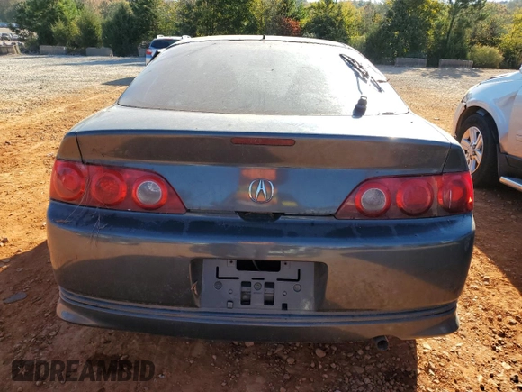 2006 Acura RSX with VIN JH4DC54856S018642, listed as a Copart auction lot 76613654 with 189,272 mi miles and Salvage Title. Bid and sale history available at carsss.com. Image 6.