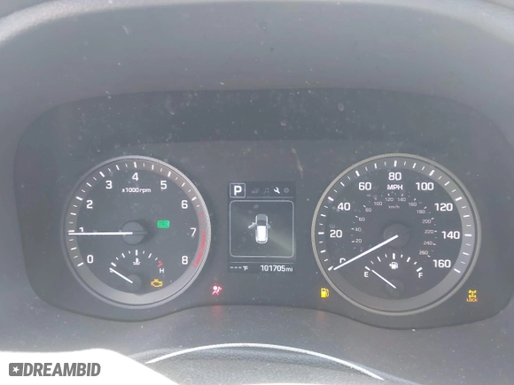 2016 Hyundai Tucson SE with VIN KM8J3CA41GU133962, listed as a IAAI auction lot 41634282 with 101,705 mi miles. Bid and sale history available at carsss.com. Image 7.