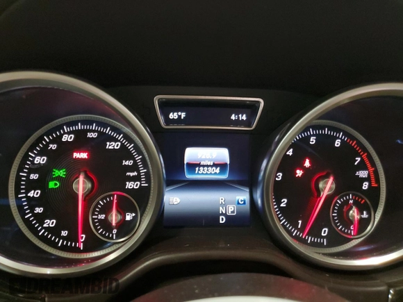 2017 Mercedes-Benz GLS 450 with VIN 4JGDF6EE7HA976883, listed as a Copart auction lot 50027235 with 133,304 mi miles and Salvage Title. Bid and sale history available at DreamBid. Image 9.