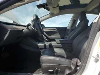 2023 Tesla Model 3 with VIN 5YJ3E1EA0PF623233, listed as a Copart auction lot 55781355 with 26,301 mi miles and Salvage title. Bid and sale history available at DreamBid. Image 7.