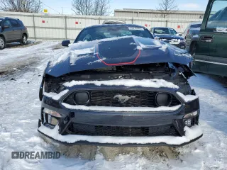 2022 Ford Mustang Mach 1 with VIN 1FA6P8R00N5555053, listed as a Copart auction lot 45270985 with Not provided miles and Salvage title. Bid and sale history available at DreamBid. Image 5.