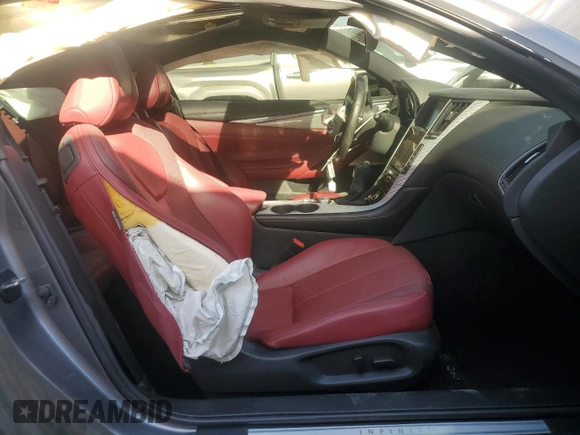 2018 Infiniti Q60 Sport with VIN JN1EV7EK9JM342313, listed as a Copart auction lot 68143604 with 68,855 mi miles and Salvage Title. Bid and sale history available at DreamBid. Image 7.