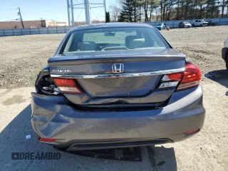 2014 Honda Civic Sedan LX with VIN 19XFB2F59EE232100, listed as a Copart auction lot 49853685 with 116,646 mi miles and Salvage Title. Bid and sale history available at carsss.com. Image 6.
