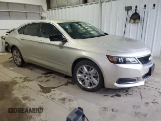 2015 Chevrolet Impala LS with VIN 2G11X5SLXF9104300, listed as a Copart auction lot 58166895 with 109,610 mi miles and Salvage title. Bid and sale history available at DreamBid. Image 4.
