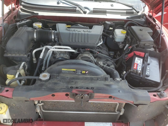 2008 Dodge Dakota Laramie with VIN 1D7HW58N18S517697, listed as a Copart auction lot 61007934 with 0 mi miles and Salvage Title. Bid and sale history available at carsss.com. Image 11.