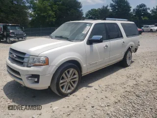 2017 Ford Expedition Max Platinum с VIN 1FMJK1MT6HEA81170, выставлен на аукционе Copart как лот 61833725 с пробегом 102 767 миль миль и Списание • Salvage title. История ставок и продаж доступна на DreamBid. Изображение 1.