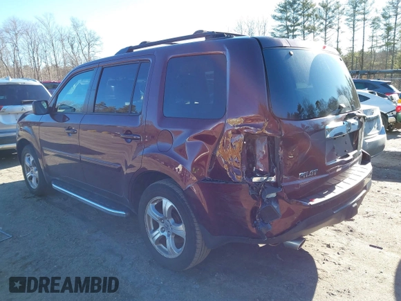 2012 Honda Pilot EX-L z VIN 5FNYF4H59CB055612, wystawiony jako IAAI lot #41177551 z przebiegiem 158 672 mil mil oraz . Historia ofert i sprzedaży dostępna na DreamBid. Obrazek 3.