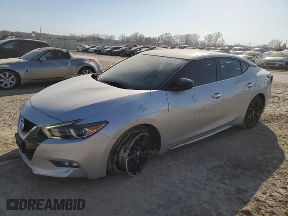 2016 Nissan Maxima SL with VIN 1N4AA6AP4GC440477, listed as a Copart auction lot 48556775 with 143,134 mi miles and Clean title. Bid and sale history available at DreamBid. Image 1.