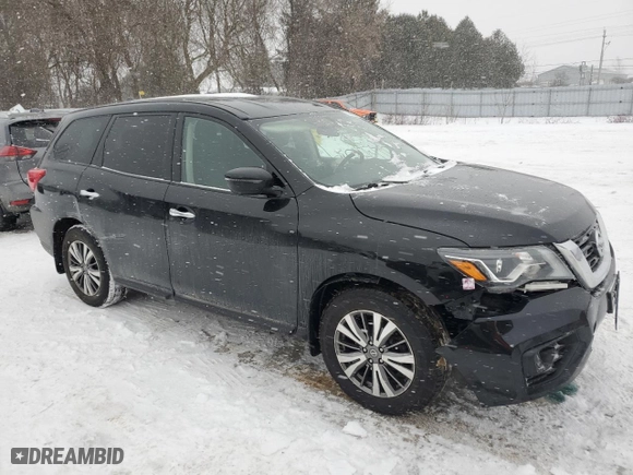 2019 Nissan Pathfinder S with VIN 5N1DR2MM7KC616145, listed as a Copart auction lot 44406565 with 108,305 mi miles and Clean Title. Bid and sale history available at carsss.com. Image 4.
