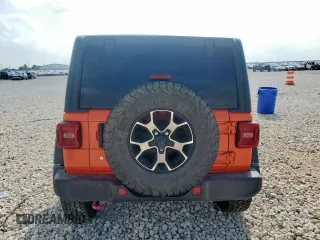 2018 Jeep Wrangler Rubicon with VIN 1C4HJXCGXJW285578, listed as a Copart auction lot 59443035 with 54,989 mi miles and Salvage title. Bid and sale history available at DreamBid. Image 6.