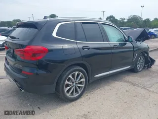 2019 BMW X3 xDrive30i with VIN 5UXTR9C58KLE20199, listed as a IAAI auction lot 35088283 with 36,857 mi miles. Bid and sale history available at carsss.com. Image 4.