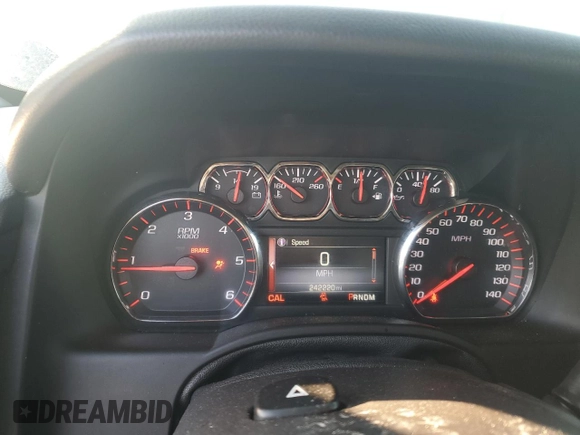 2015 GMC Yukon SLT with VIN 1GKS1BKC0FR735059, listed as a Copart auction lot 42960685 with 242,220 mi miles and Salvage Title. Bid and sale history available at carsss.com. Image 9.