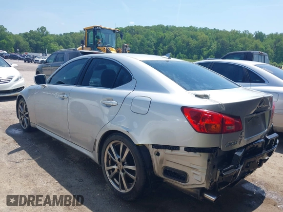 2008 Lexus IS 250 with VIN JTHBK262085065063, listed as a IAAI auction lot 42142865 with 277,892 mi miles. Bid and sale history available at carsss.com. Image 3.