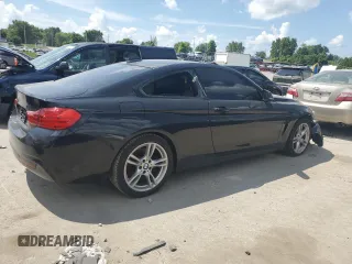 2016 BMW 4 Series 428i xDrive with VIN WBA3N9C58GK249023, listed as a Copart auction lot 62074475 with 118,360 mi miles and Clean title. Bid and sale history available at DreamBid. Image 3.