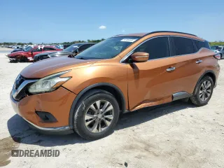 2015 Nissan Murano SV z VIN 5N1AZ2MH7FN200113, wystawiony jako Copart lot #55986595 z przebiegiem 155 645 mil mil oraz Szkoda całkowita • Salvage title. Historia ofert i sprzedaży dostępna na DreamBid. Obrazek 1.