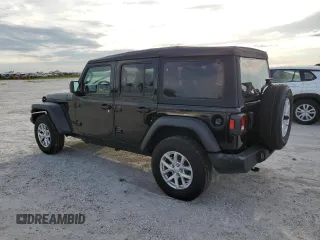 2023 Jeep Wrangler Sport S with VIN 1C4HJXDN9PW672113, listed as a Copart auction lot 75140904 with Not Provided miles and Non Repairable. Bid and sale history available at DreamBid. Image 2.