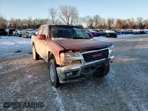2010 GMC Canyon SLE1 with VIN 1GTJTCDE8A8113426, listed as a Copart auction lot 45753455 with 185,676 mi miles and Salvage Title. Bid and sale history available at carsss.com. Image 10.