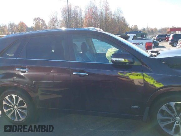 2014 Kia Sorento SX with VIN 5XYKWDA78EG538618, listed as a IAAI auction lot 40943738 with 162,208 mi miles and . Bid and sale history available at DreamBid. Image 13.