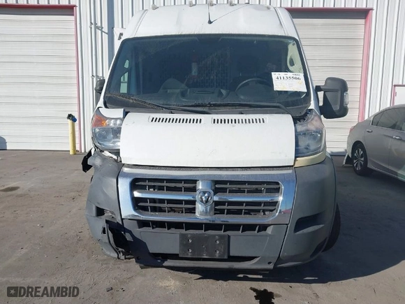 2017 Ram ProMaster Cargo Van with VIN 3C6TRVBG2HE549882, listed as a IAAI auction lot 41135506 with 221,688 mi miles. Bid and sale history available at carsss.com. Image 12.