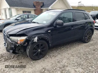 2013 Mitsubishi Outlander Sport LE with VIN 4A4AR5AU4DE021329, listed as a Copart auction lot 82090454 with 106,752 mi miles and Salvage Title. Bid and sale history available at carsss.com. Image 1.
