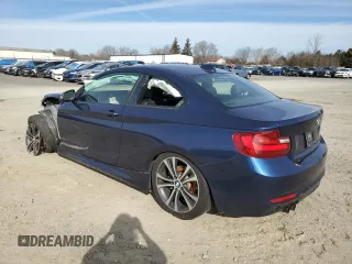 2016 BMW 2 Series 228i xDrive with VIN WBA1G9C59GV598997, listed as a Copart auction lot 36809134 with 76,116 mi miles. Bid and sale history available at carsss.com. Image 2.
