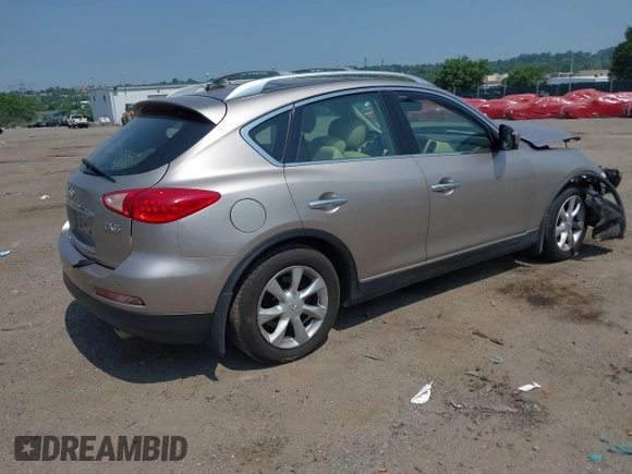 2010 Infiniti EX Journey z VIN JN1AJ0HR6AM757440, wystawiony jako IAAI lot #42429516 z przebiegiem 138 210 mil mil oraz . Historia ofert i sprzedaży dostępna na DreamBid. Obrazek 4.