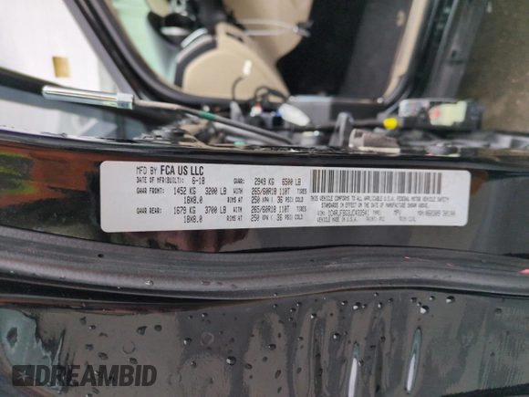 2018 Jeep Grand Cherokee Sterling Edition with VIN 1C4RJFBG3JC433541, listed as a Copart auction lot 51283275 with 60,404 mi miles and Salvage Title. Bid and sale history available at carsss.com. Image 14.