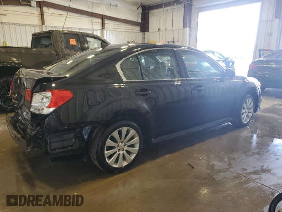 2011 Subaru Legacy Limited with VIN 4S3BMCJ60B3229894, listed as a Copart auction lot 51146035 with 179,154 mi miles and Clean title. Bid and sale history available at DreamBid. Image 3.