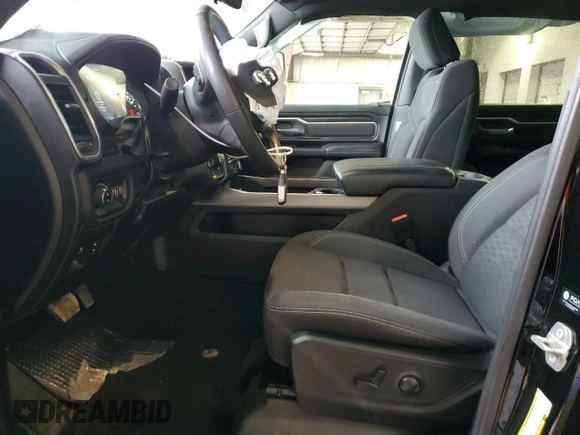 2025 Ram 1500 Big Horn with VIN 1C6SRFFPXSN511220, listed as a Copart auction lot 44011285 with 20,861 mi miles and Salvage Title. Bid and sale history available at carsss.com. Image 7.