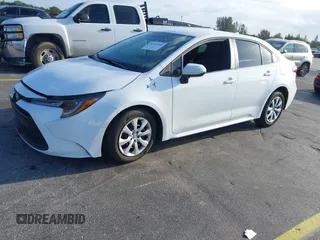 2024 Toyota Corolla LE with VIN 5YFB4MDE5RP164406, listed as a IAAI auction lot 41911080 with 6,490 mi miles. Bid and sale history available at carsss.com. Image 2.