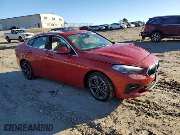 2021 BMW 2 Series 228i xDrive with VIN WBA73AK04M7H57148, listed as a Copart auction lot 82225793 with 0 mi miles. Bid and sale history available at carsss.com. Image 4.