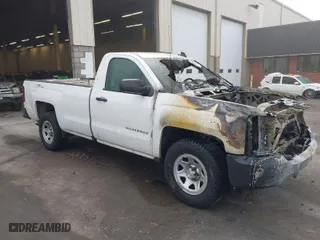 2018 Chevrolet Silverado 1500 Work Truck with VIN 1GCNCNEH8JZ346285, listed as a IAAI auction lot 41677579 with 1 mi miles. Bid and sale history available at carsss.com. Image 1.