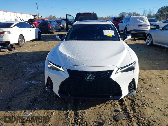 2023 Lexus IS with VIN JTHGZ1B24P5062750, listed as a IAAI auction lot 41336804 with 20,259 mi miles. Bid and sale history available at carsss.com. Image 12.