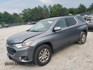 2019 Chevrolet Traverse LT Cloth with VIN 1GNERGKW7KJ141156, listed as a Copart auction lot 62134795 with 116,311 mi miles and Salvage title. Bid and sale history available at DreamBid. Image 1.