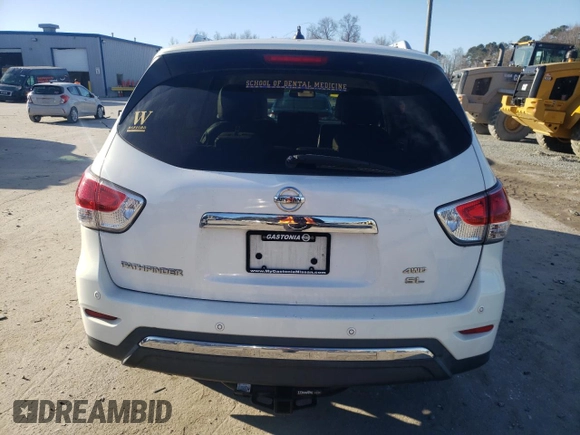 2013 Nissan Pathfinder Platinum with VIN 5N1AR2MM4DC644698, listed as a Copart auction lot 42978095 with 156,495 mi miles and Clean Title. Bid and sale history available at carsss.com. Image 6.